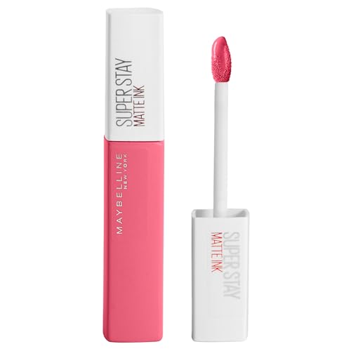 Maybelline Superstay Matte Ink Longlasting Liquid, Pink Lipstick, Up To 12 Hour Wear, Non Drying, 125 Inspirer, 5 ml,