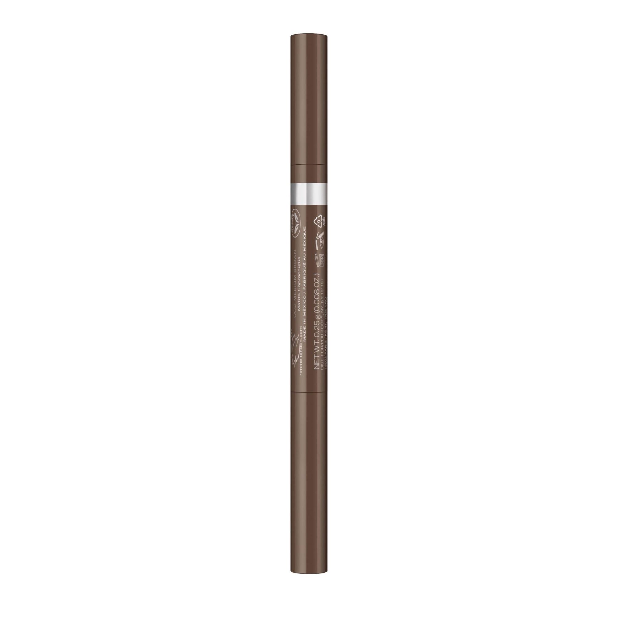 Rimmel Brow this Way Fill & Sculpt Eyebrow Definer, 02- Medium Brown