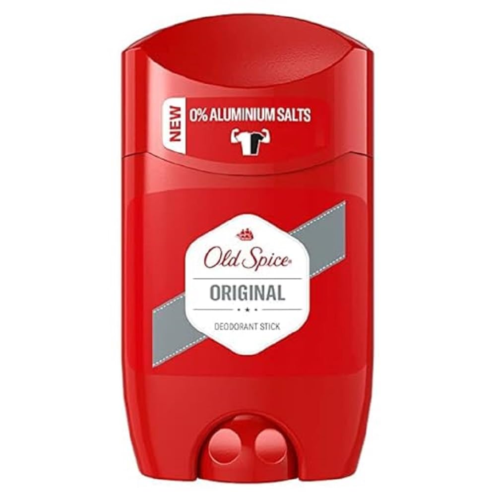 Old Spice Original Deodorant Stick For Men, Aluminium Free, Long Lasting Perfume Quality Scent, 48H Fresh, Invisible on Black & White