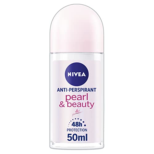 NIVEA Pearl & Beauty Anti-Perspirant Deodorant Roll-On 50 ml Fresh Fragrance Deodorant for Women, Roll-On Deodorant for Women, Deodorant Women's