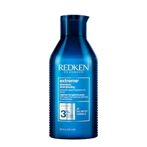 Redken Shampoo, For Damaged Hair, Repairs Strength & Adds Flexibility, Extreme, 500 ml