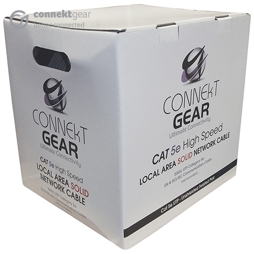 GROUP GEAR 305 m Category 5e Network Cable for Network Device - Grey