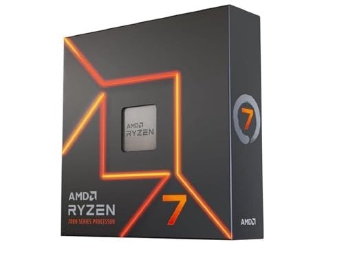 AMD Ryzensets 7 7700X Processor (integrated Radeon Graphics, 8 cores/16 threads, 105W DTP, AM5 Socket, 40MB cache, up to 5.4 GHz max boost, no cooler)
