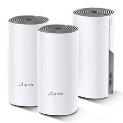 TP-Link Deco E4(3-pack) AC1200 Whole Home Mesh WiFi System, Seamless Roaming, Up to 4,000 sq ft Coverage, Work with Amaz